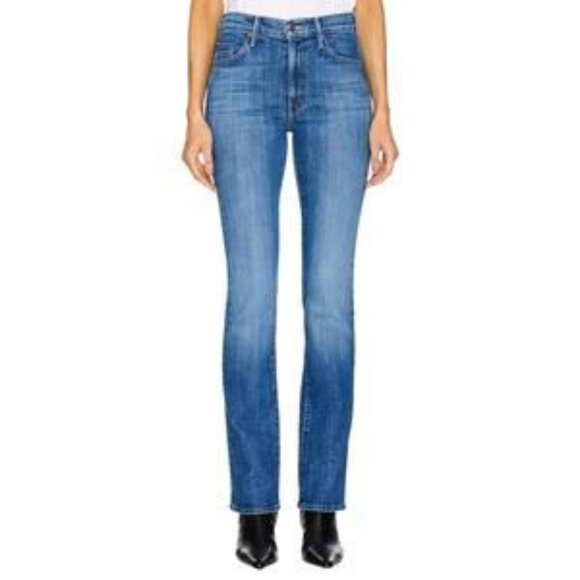 MOTHER Denim - NWT Womens Mother (Item-88) Blue Insider Sneak Loafers And Lassos Jeans 24